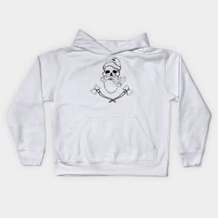 Bearded Ax Man Kids Hoodie